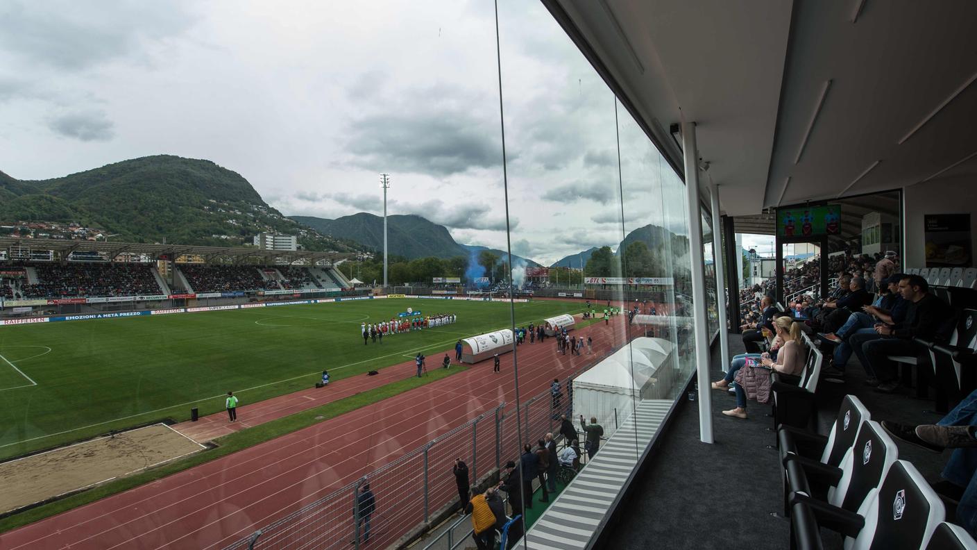 Il vecchio Cornaredo con pista d'atletica