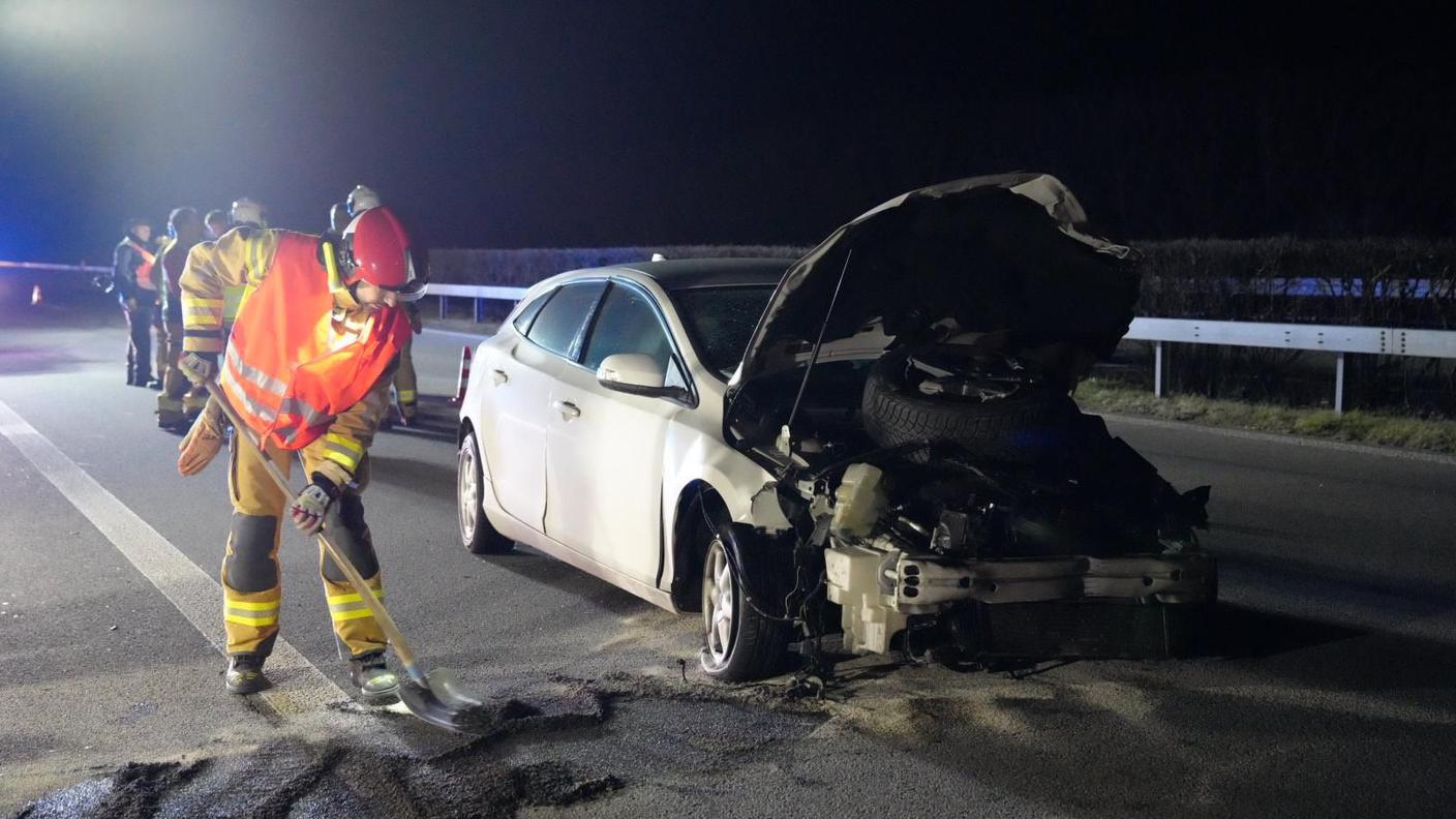 Una delle auto coinvolte