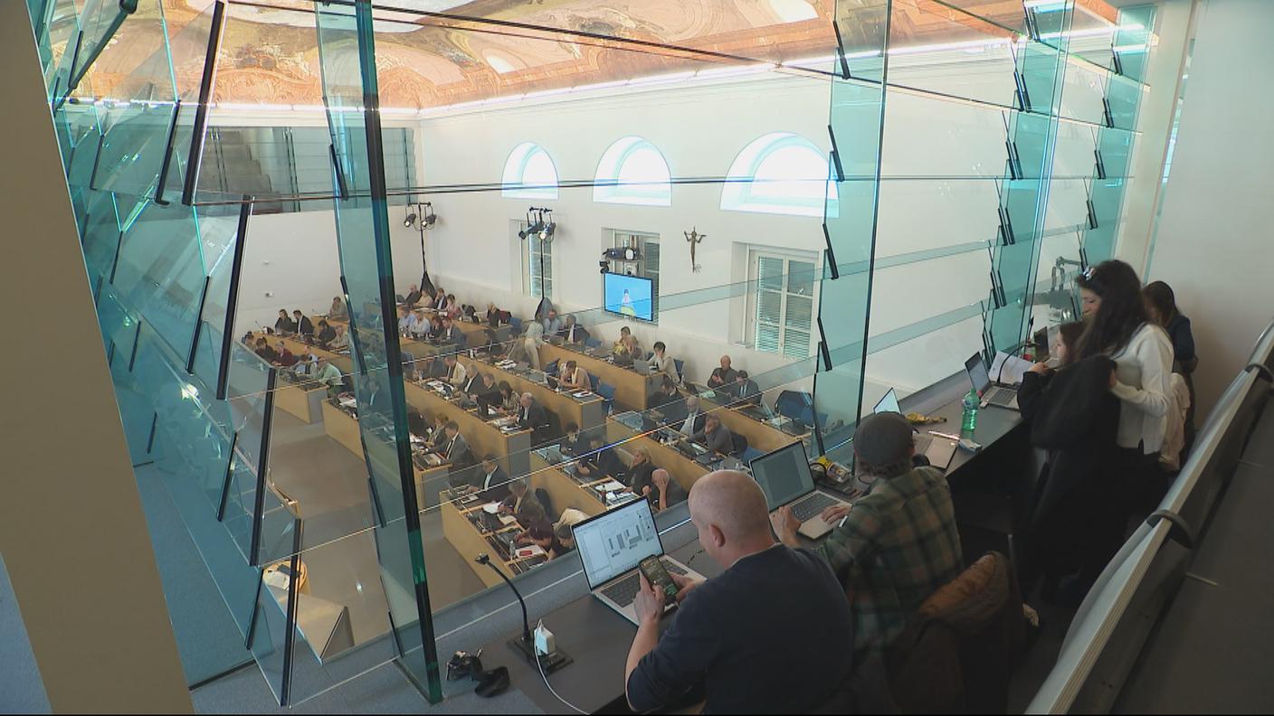 Il Gran Consiglio riunito a Bellinzona