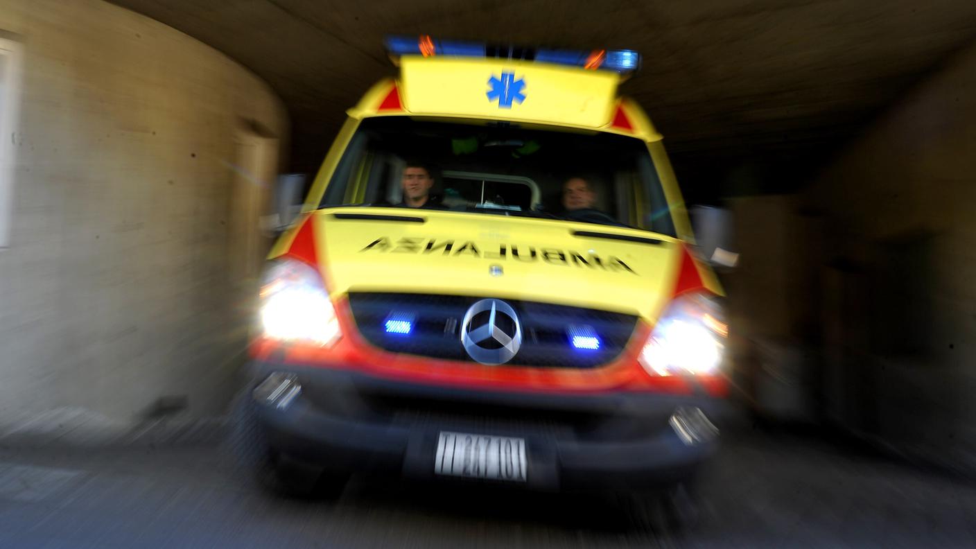 Sul posto sono intervenuti i soccorritori del 144