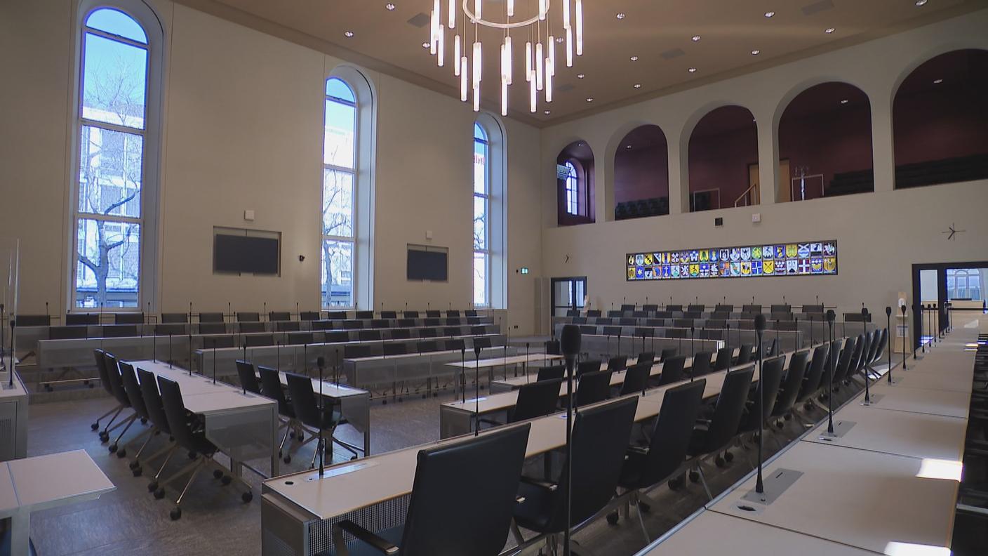 L'aula parlamentare di Coira