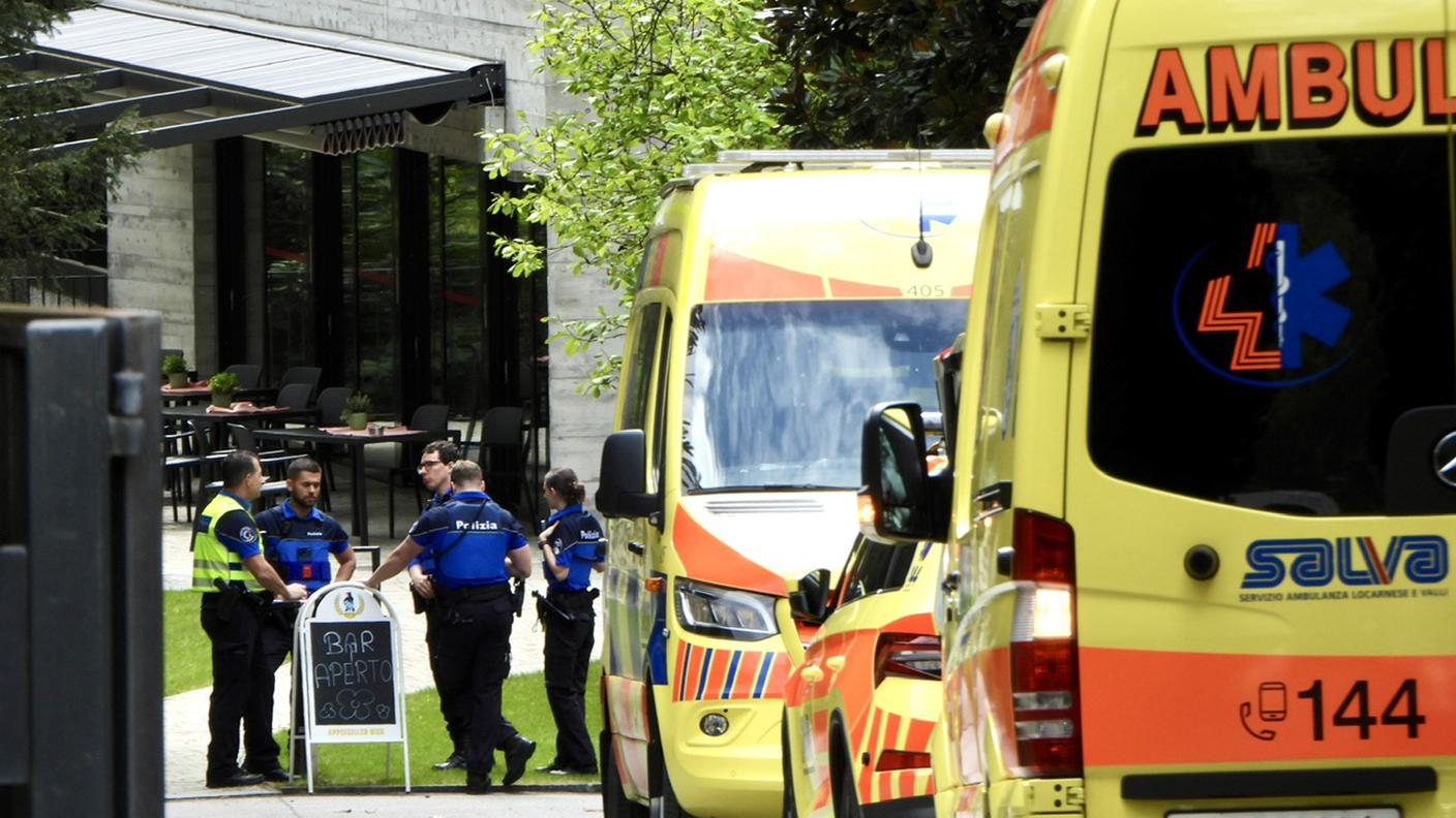 Sul posto polizia e soccorritori