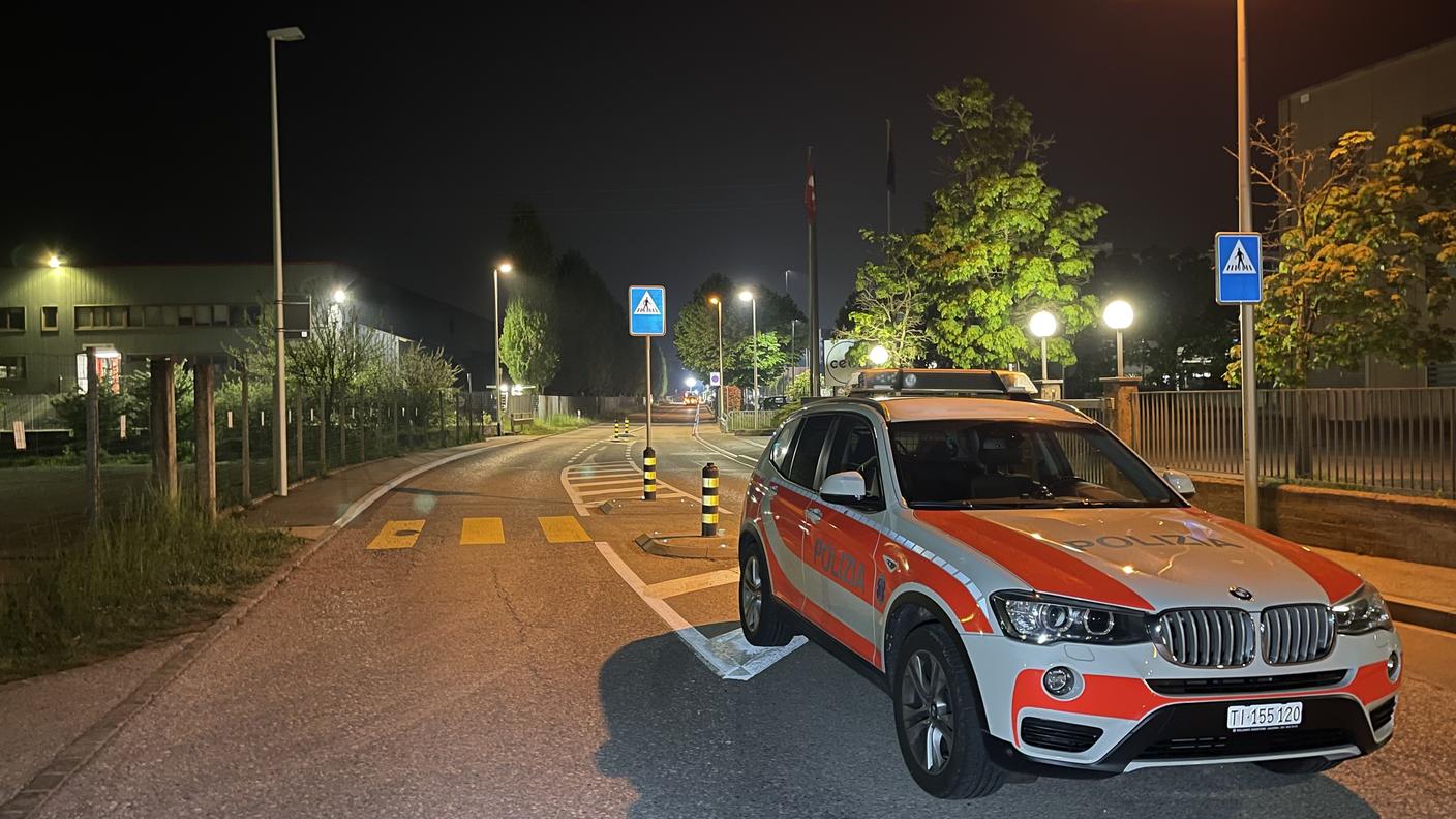 La via è stata chiusa al traffico