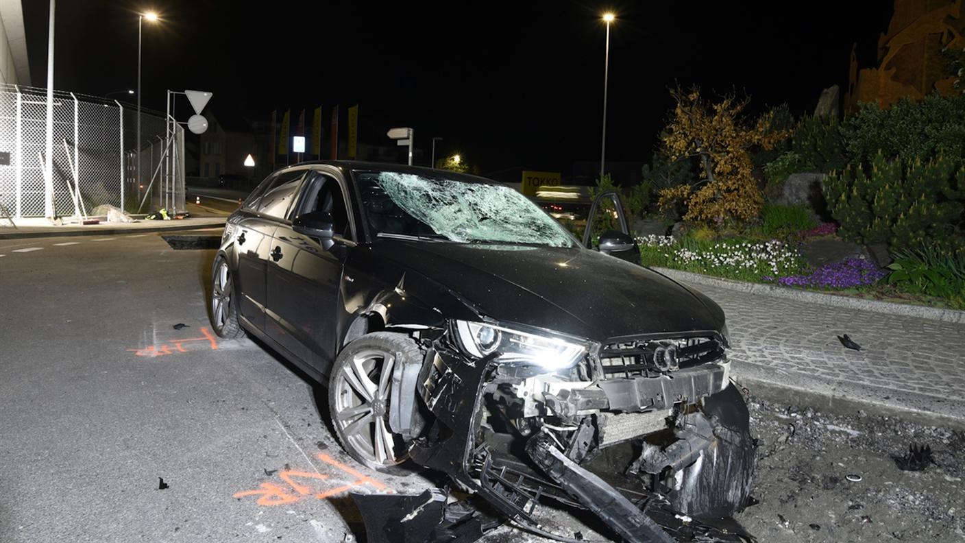 La conducente della vettura non ha riconosciuto la nuova configurazione del traffico