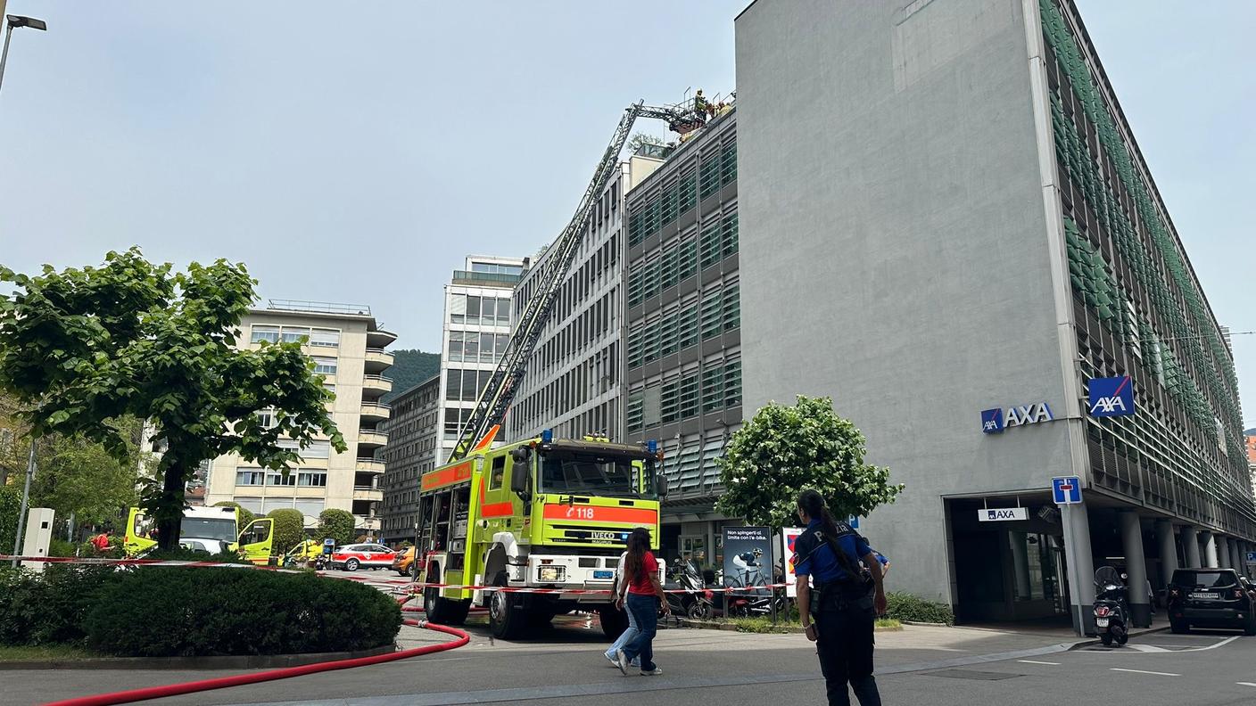 La zona è stata isolata dalla polizia