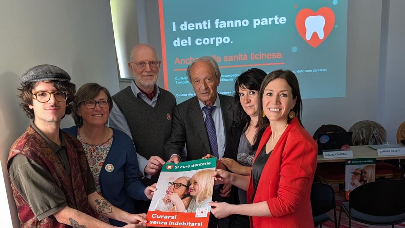 Lancio della campagna a favore dell'iniziativa "Per il rimborso delle cure dentarie"