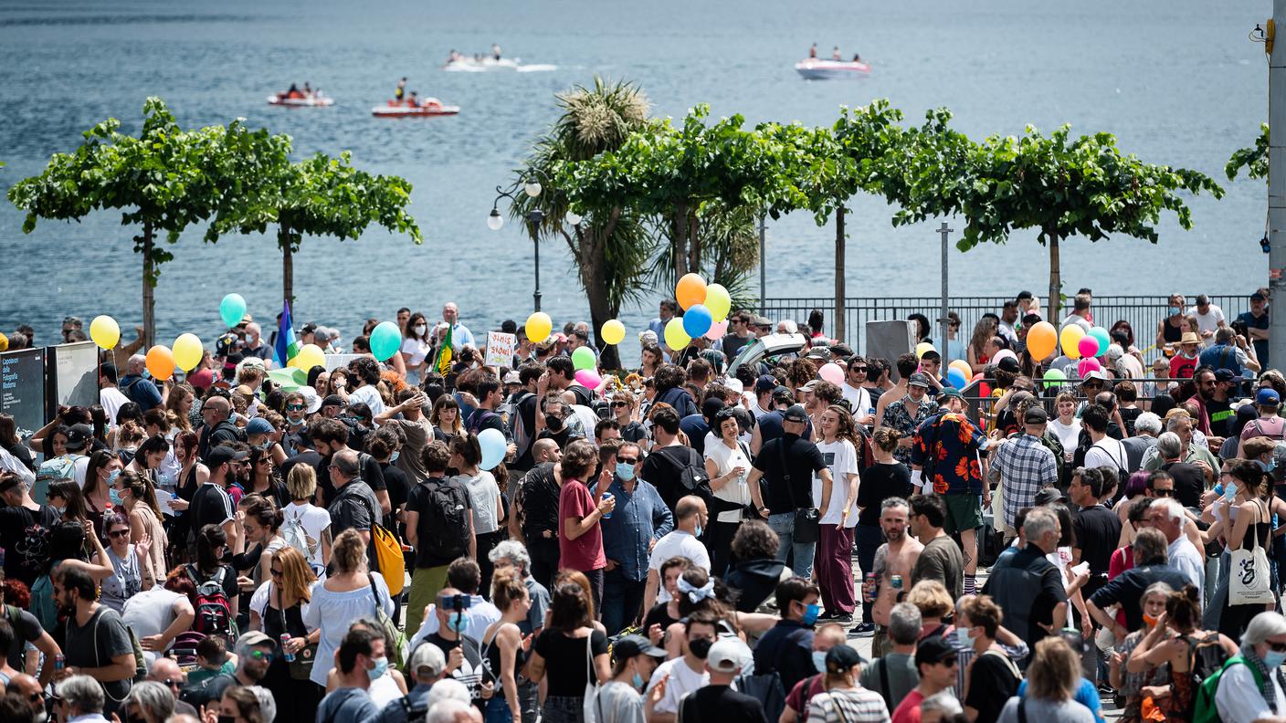 Lugano: manifestazione autogestiti CSOA Il Molino