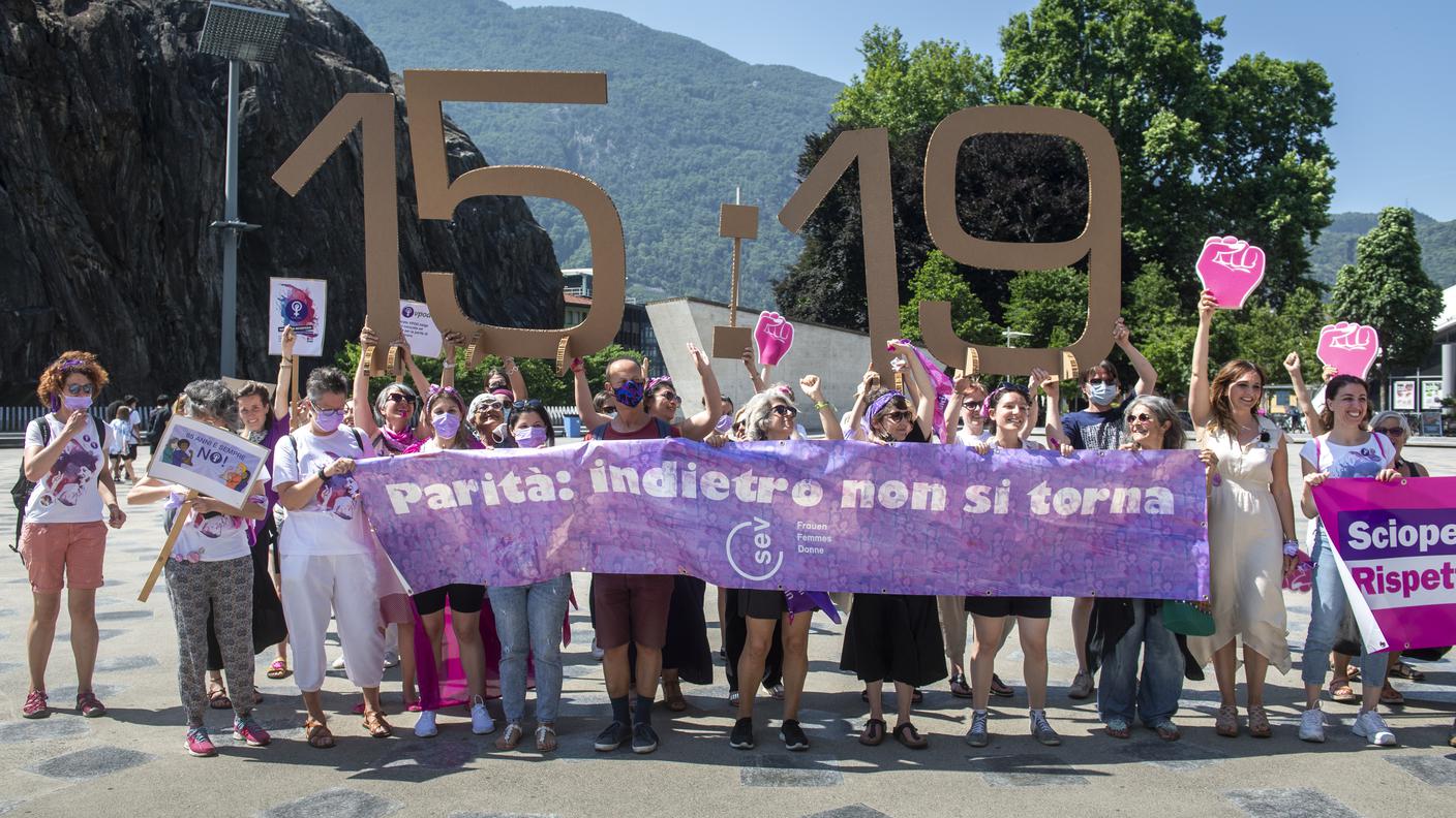 La versione bellinzonese del flash mob nazionale