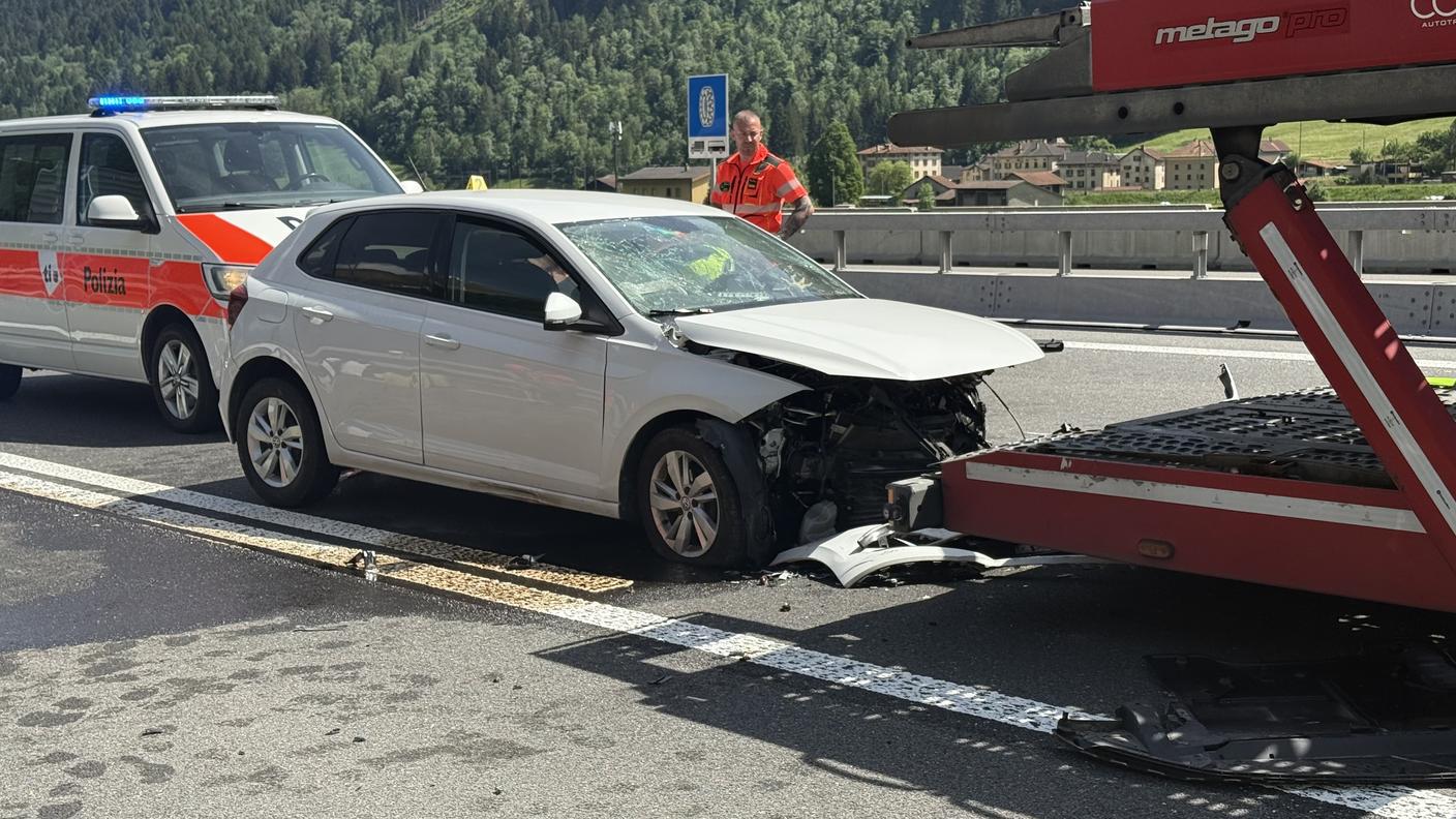L'incidente si è verificato a Quinto, lungo la carreggiata nord dell'A2