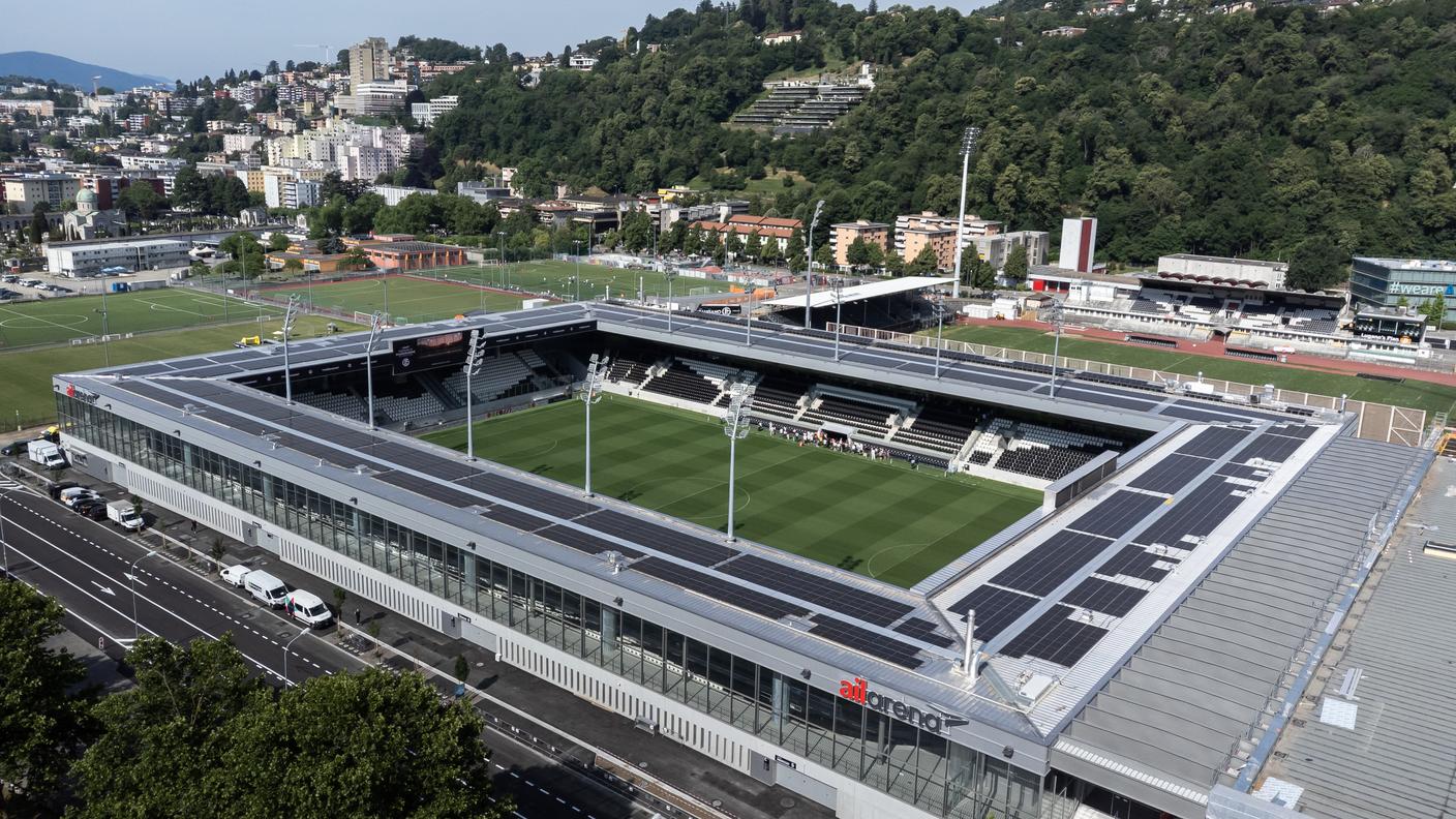 La AIL Arena, il nuovo stadio di Lugano