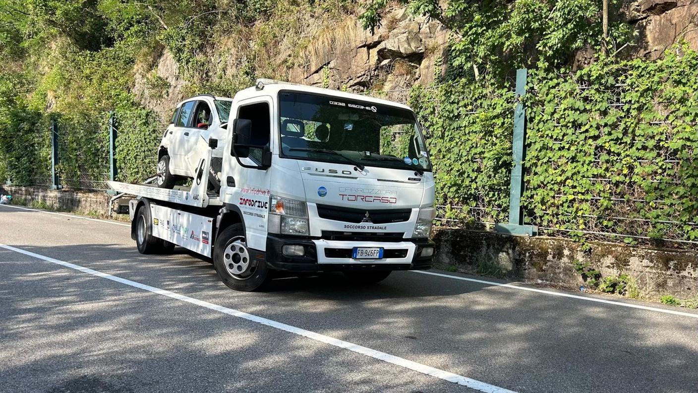 Il luogo dell'incidente in un'area nota sul lago Maggiore per le sue cale e spiagge pulite