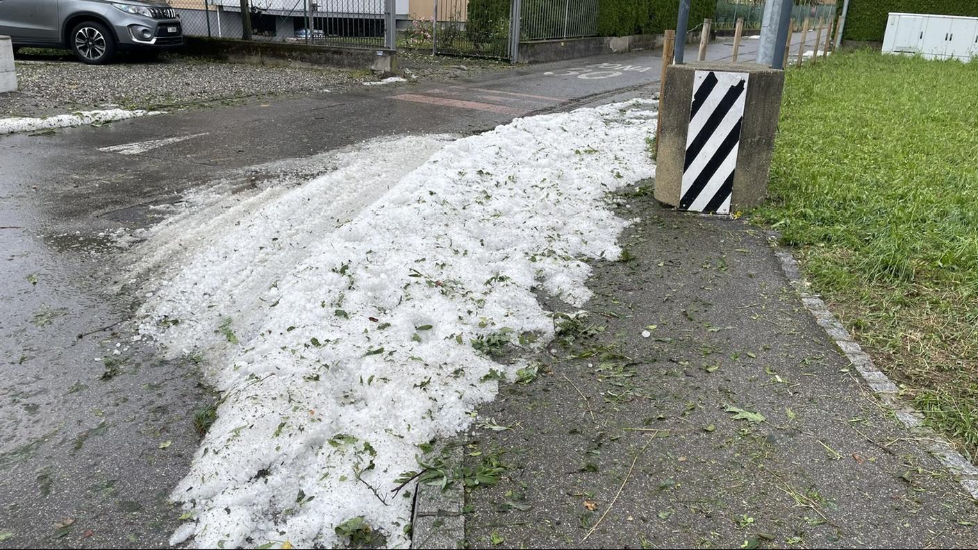 Violento temporale nel Basso Mendrisiotto: si contano i danni