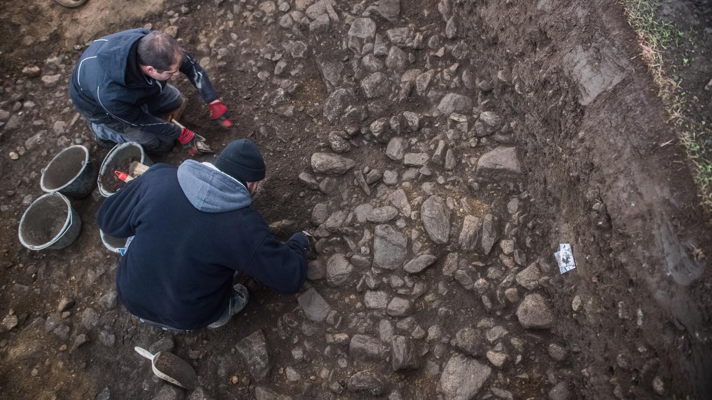 Ritrovamenti archeologici in Ticino, qui a Gudo nel 2016