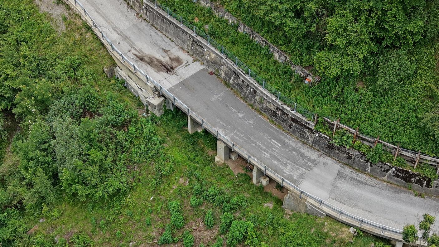 Il tratto di strada ormai irrecuperabile