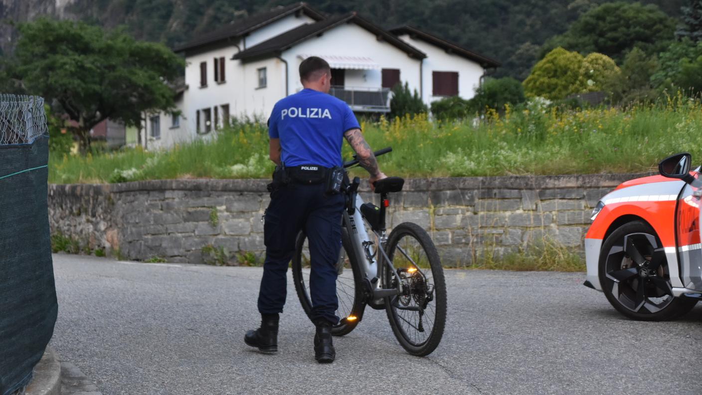 La bici su cui circolava