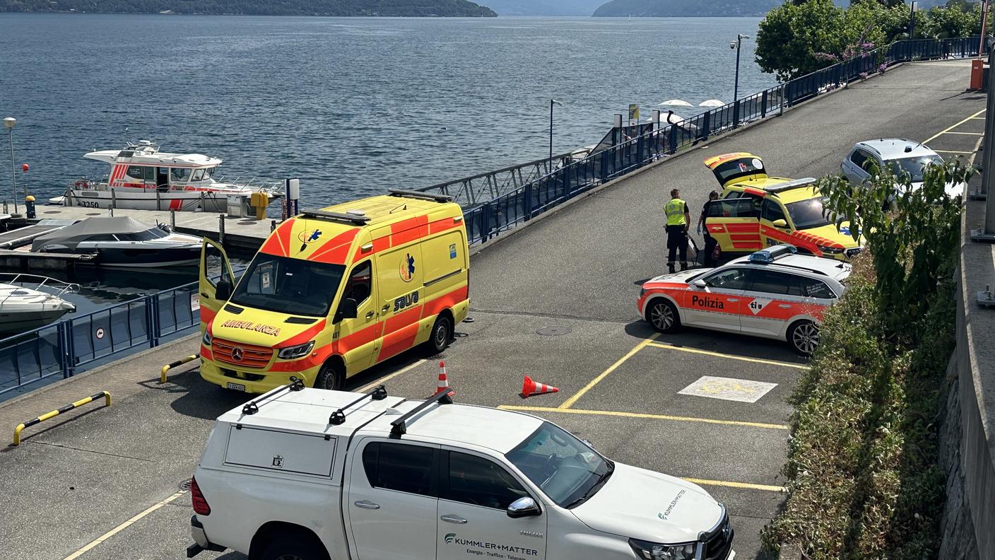 I soccorsi a Porto Ronco