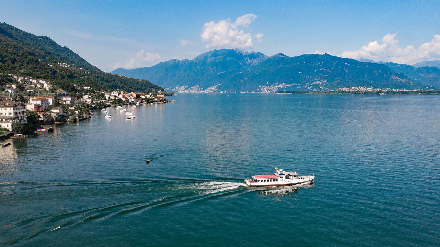 Una veduta del Lago Maggiore