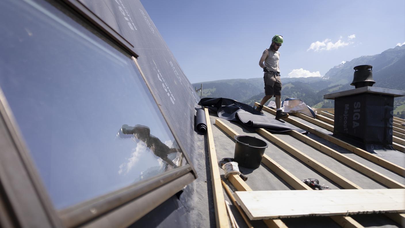 La canicola che non ferma i cantieri