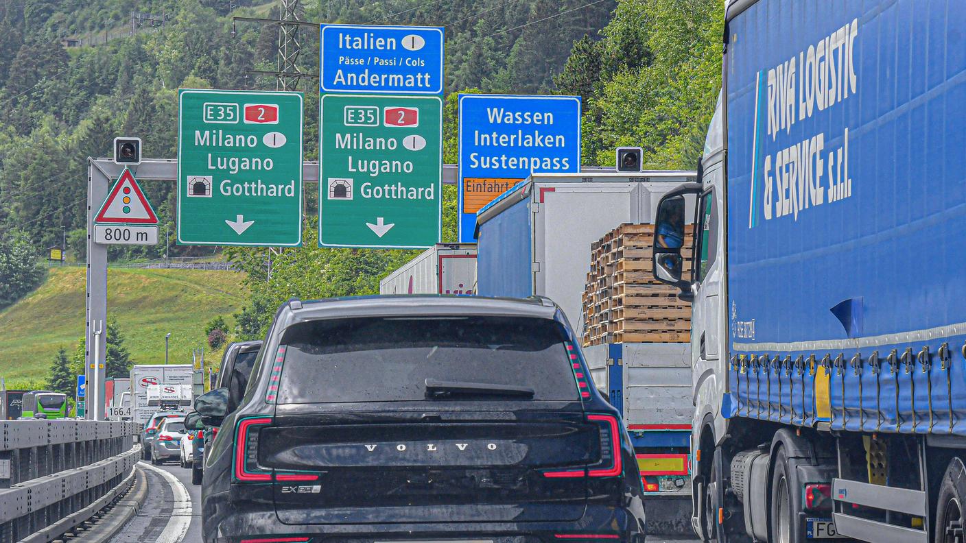 Portale nord del tunnel del San Gottardo