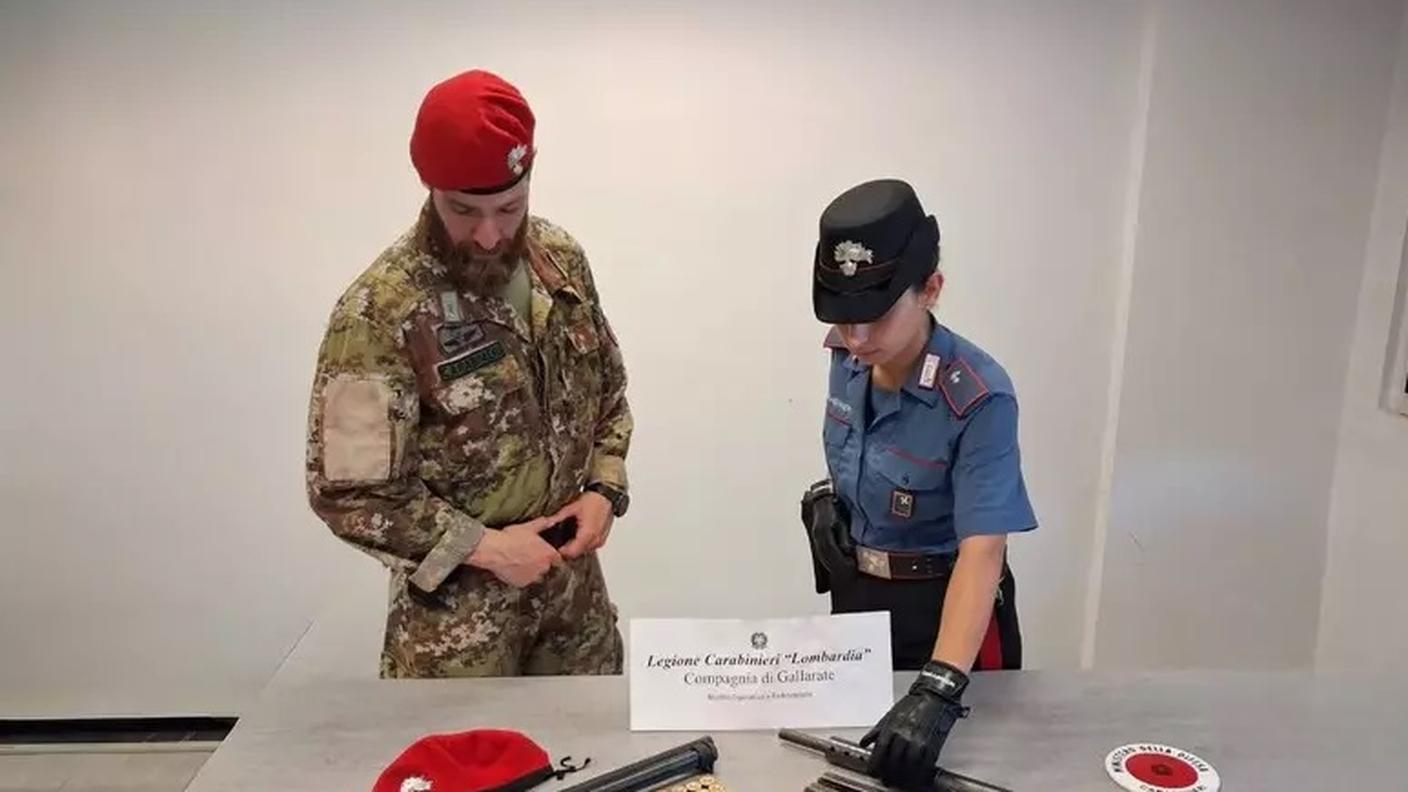 Armi da guerra nei boschi della droga in provincia di Varese