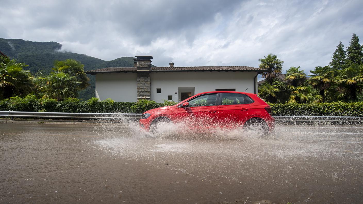 Tanta acqua così nel Mendrisiotto non si era mai vista