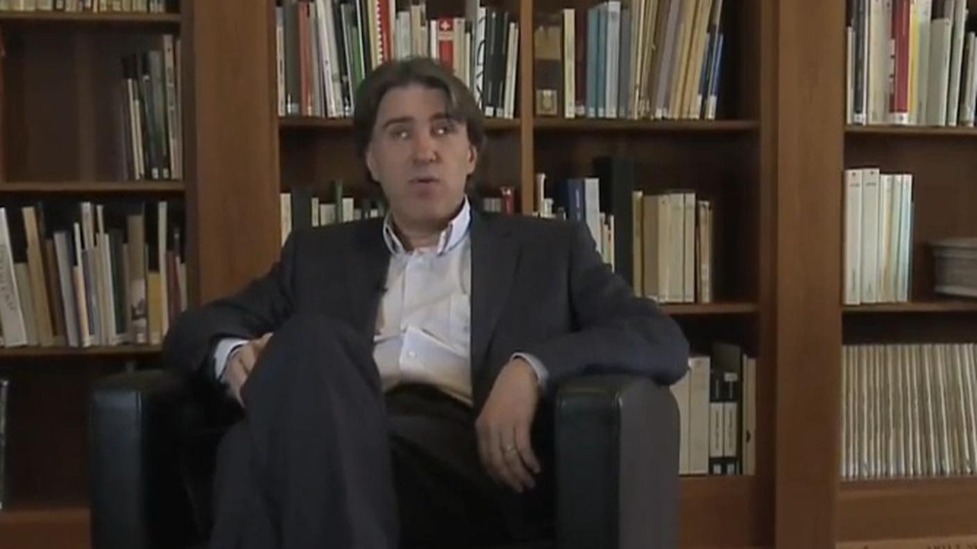 Manuele Bertoli alla Biblioteca cantonale di Bellinzona