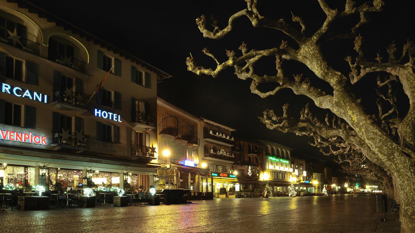 Il lungolago di Ascona. La regione del Locarnese e Valli ha subito il calo di pernottamenti più considerevole