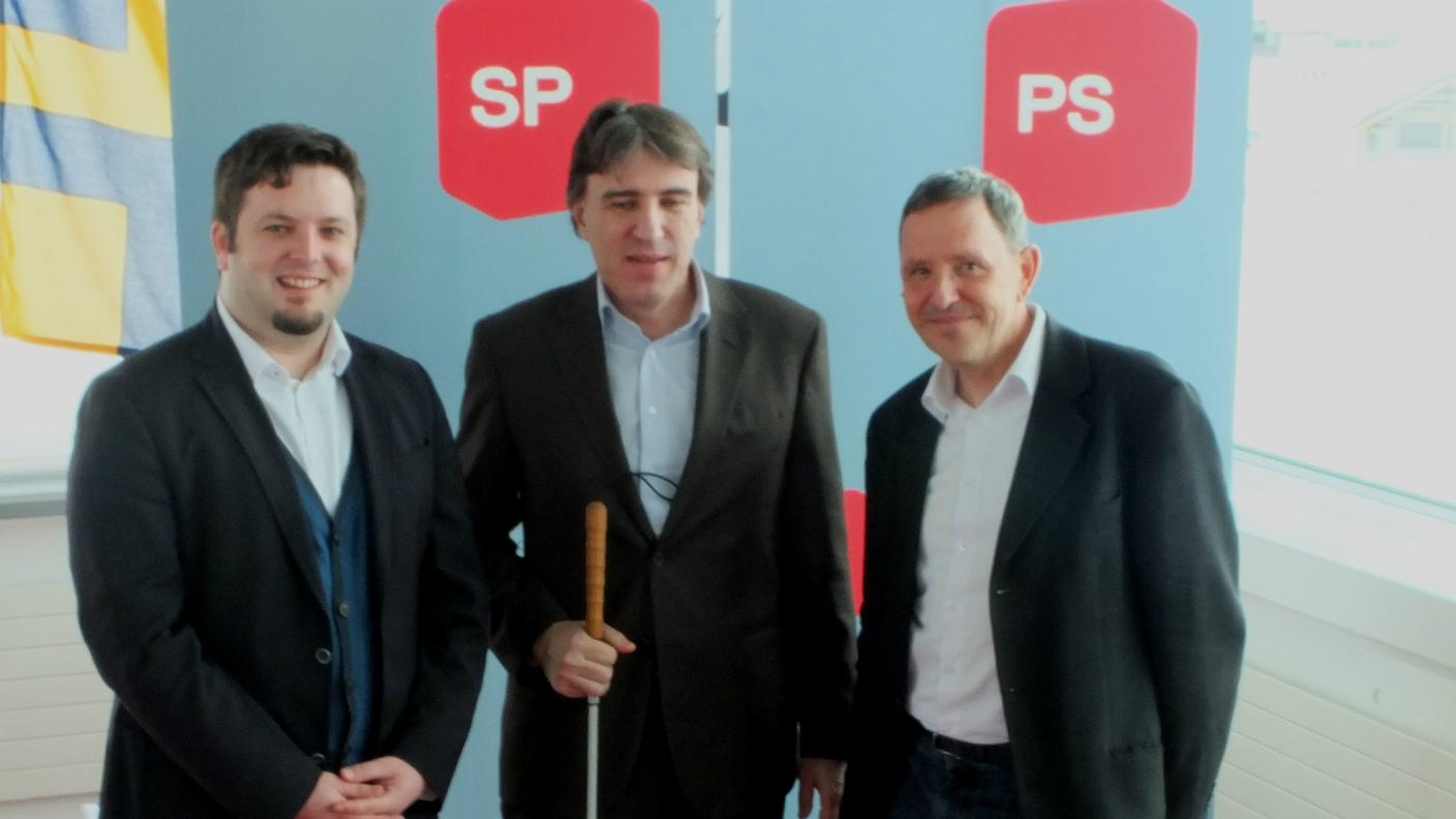 Jon Pult, Manuele Bertoli e Martin Jaeger