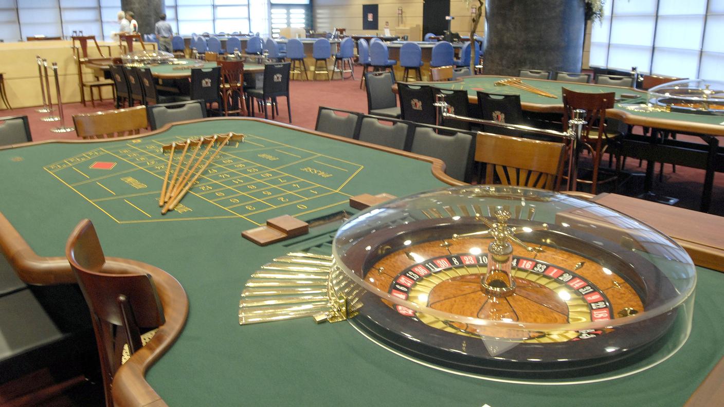 Un tavolo da gioco a Campione d'Italia