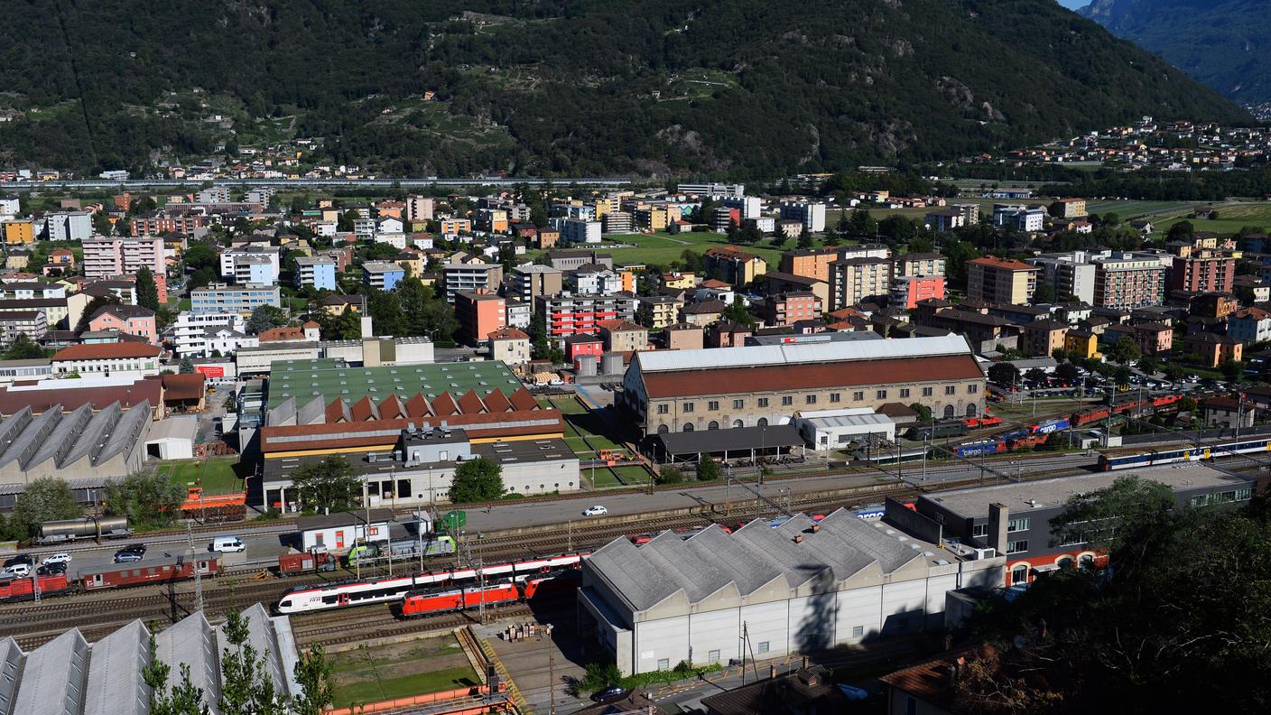 Una vista panoramica delle Officine di Bellinzona