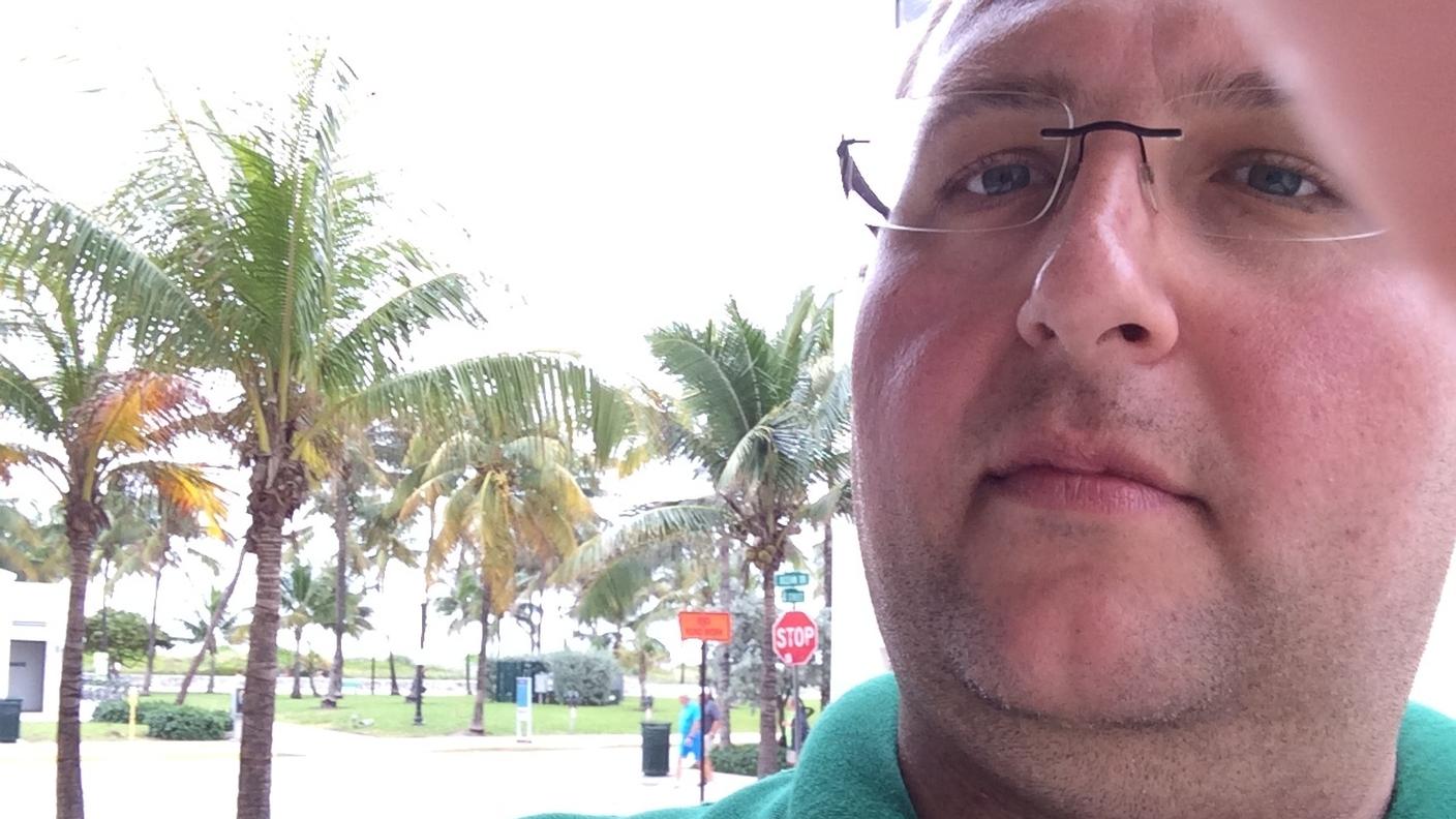 Il "selfie" del consigliere di Stato dalla Florida