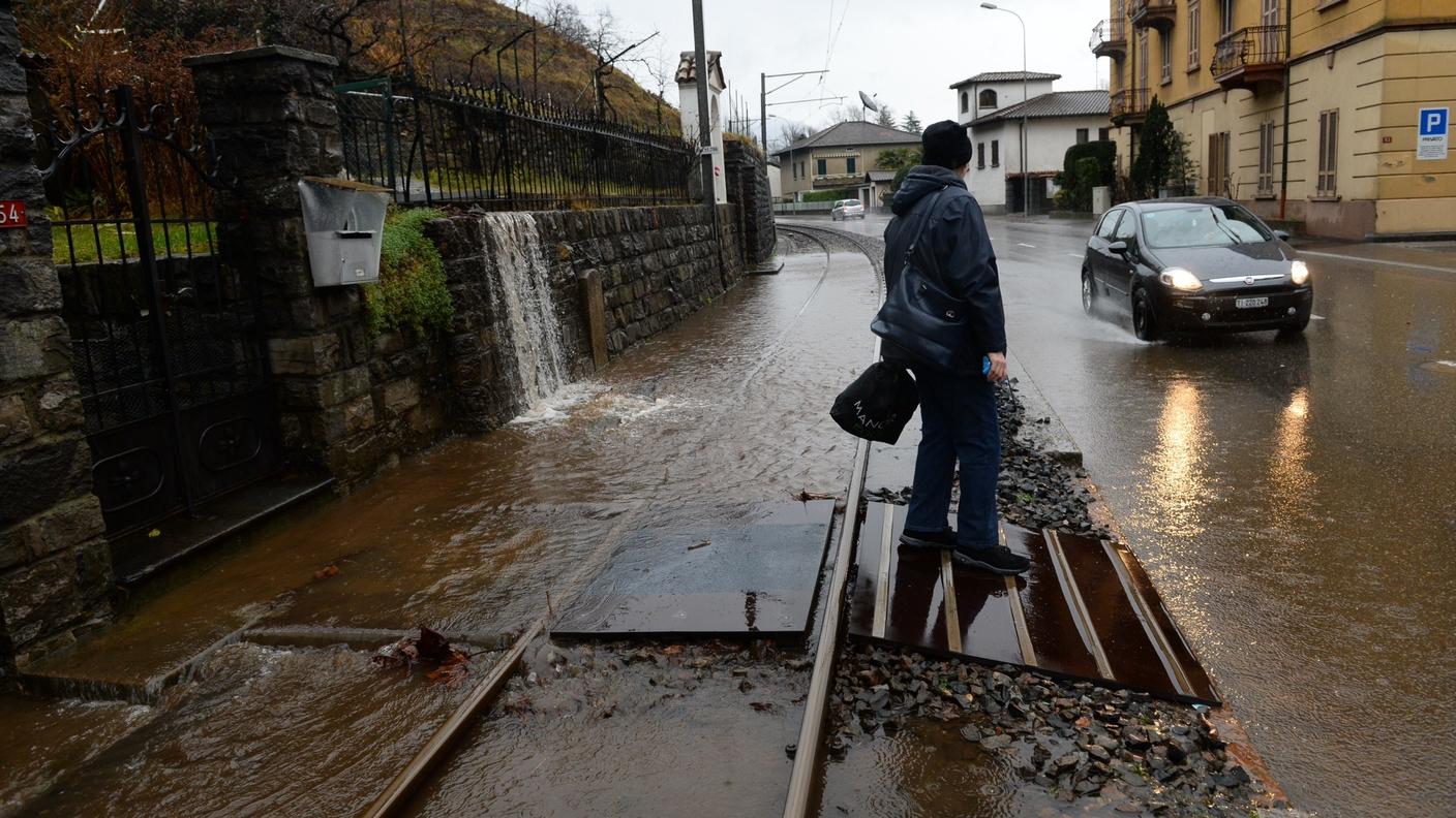 La Caslano-Ponte Tresa questa mattina