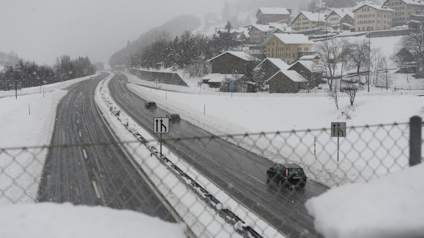 La A2 in Leventina