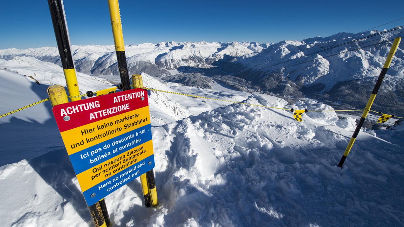 Valanghe a St. Moritz, un morto