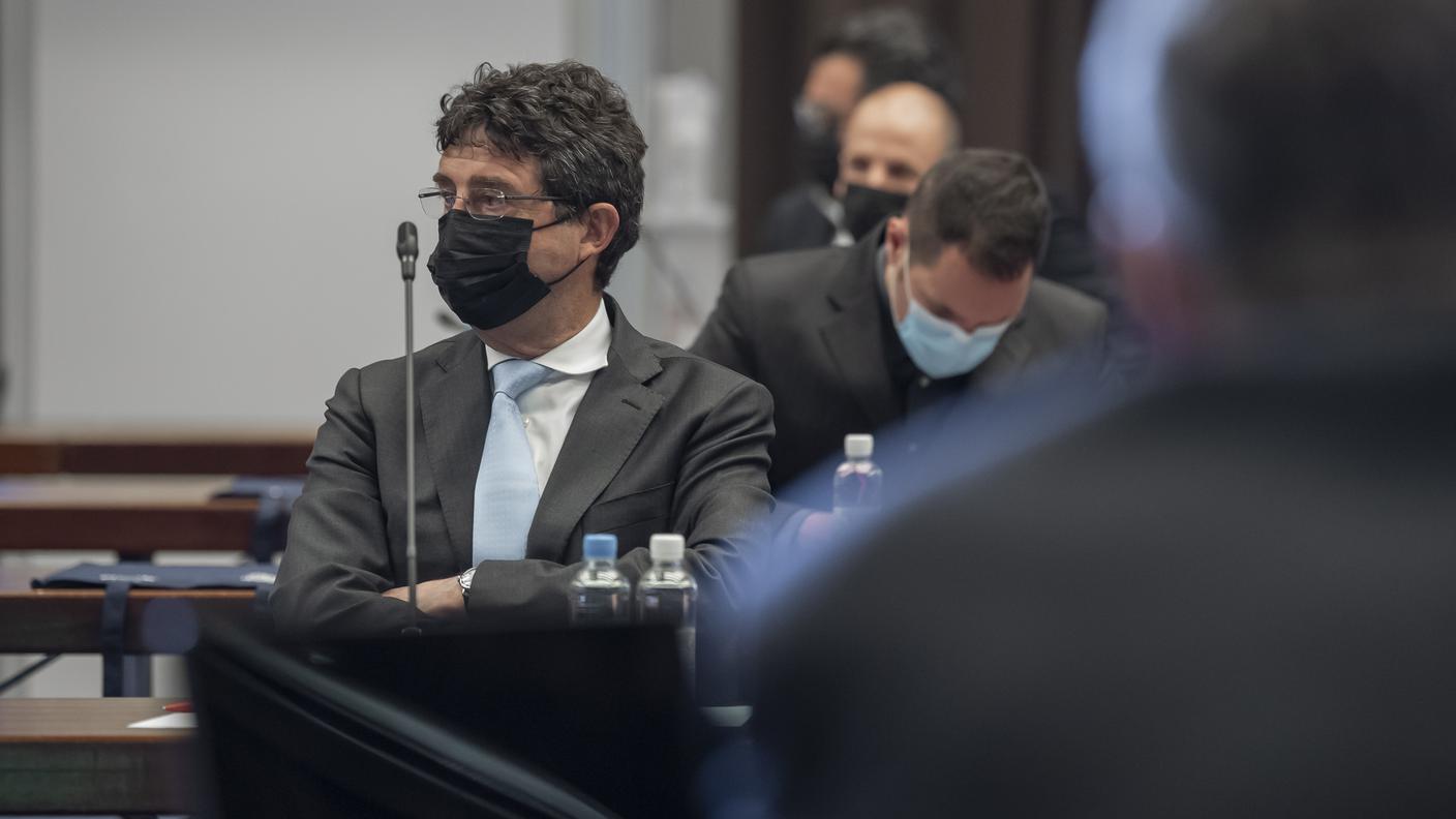 Beltraminelli durante la seduta costitutiva del consiglio comunale luganese lo scorso maggio