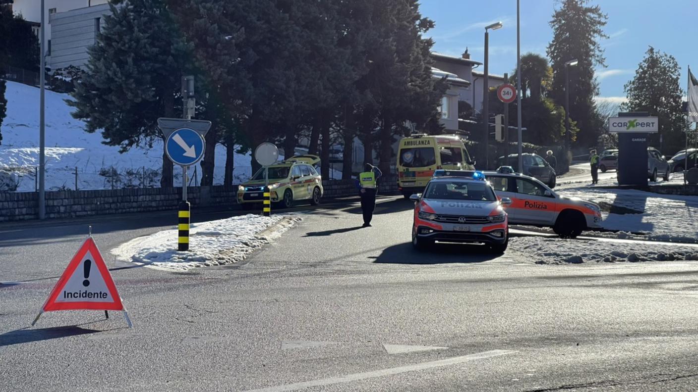 La strada è stata parzialmente chiusa per i rilievi