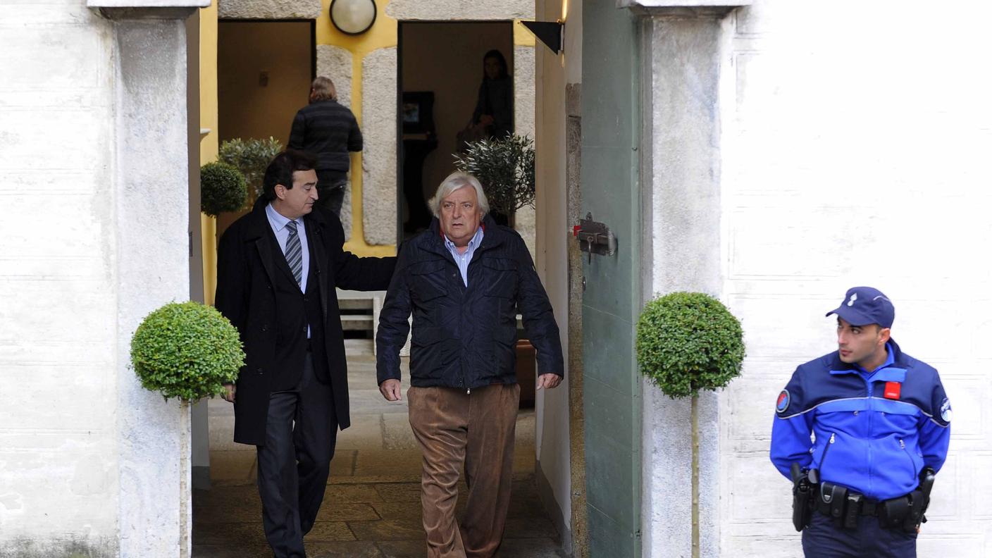Il coordinatore della Lega Attilio Bignasca e il predecessore in Governo Marco Borradori 2/5