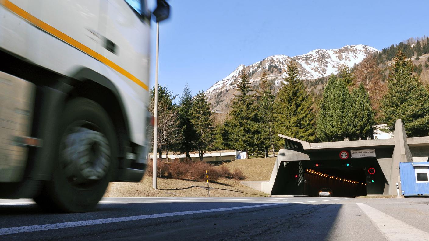 Controlli anche all'entrata sud del San Gottardo