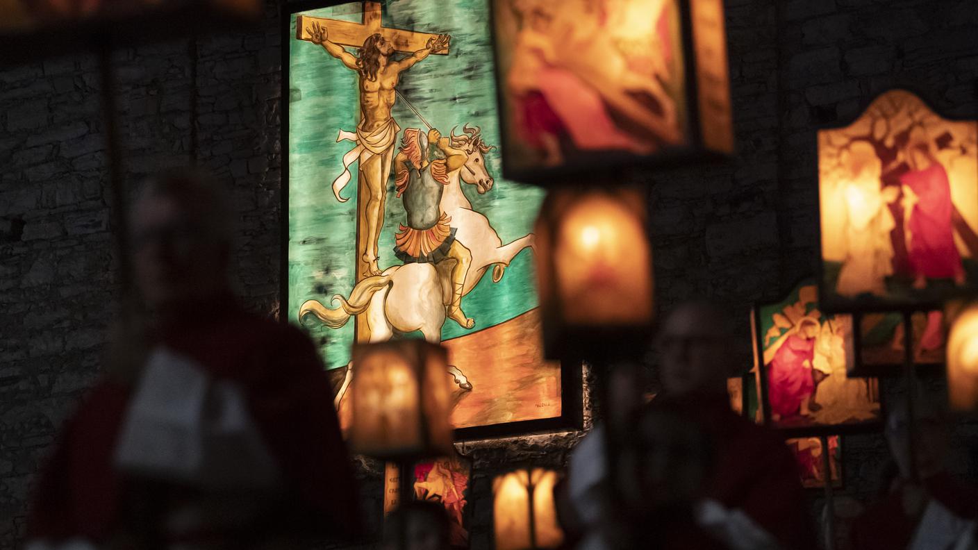 I trasparenti della processione del Venerdì Santo