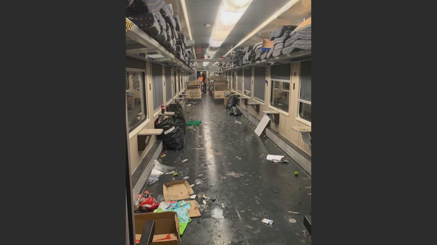 La fotografia scattata da un dipendente delle FFS
