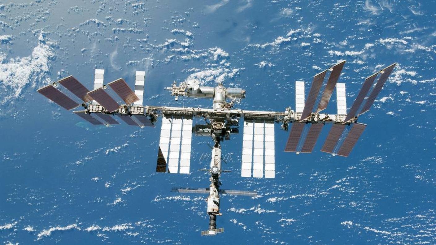 La stazione ISS in un'immagine del 2010