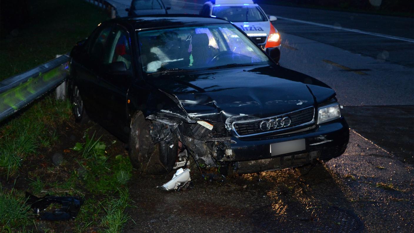 L'auto incidentata