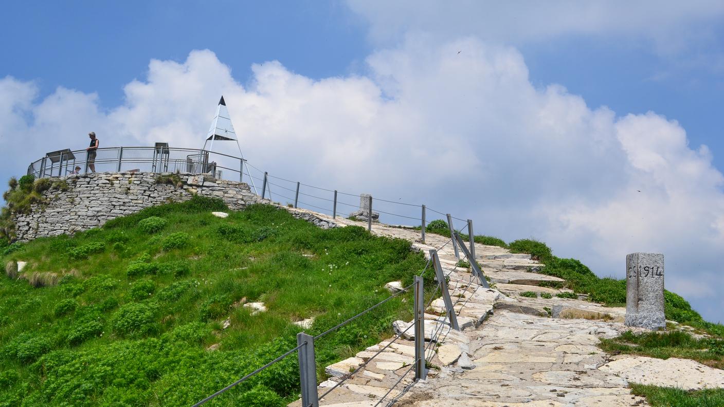 La vetta del Monte Generoso