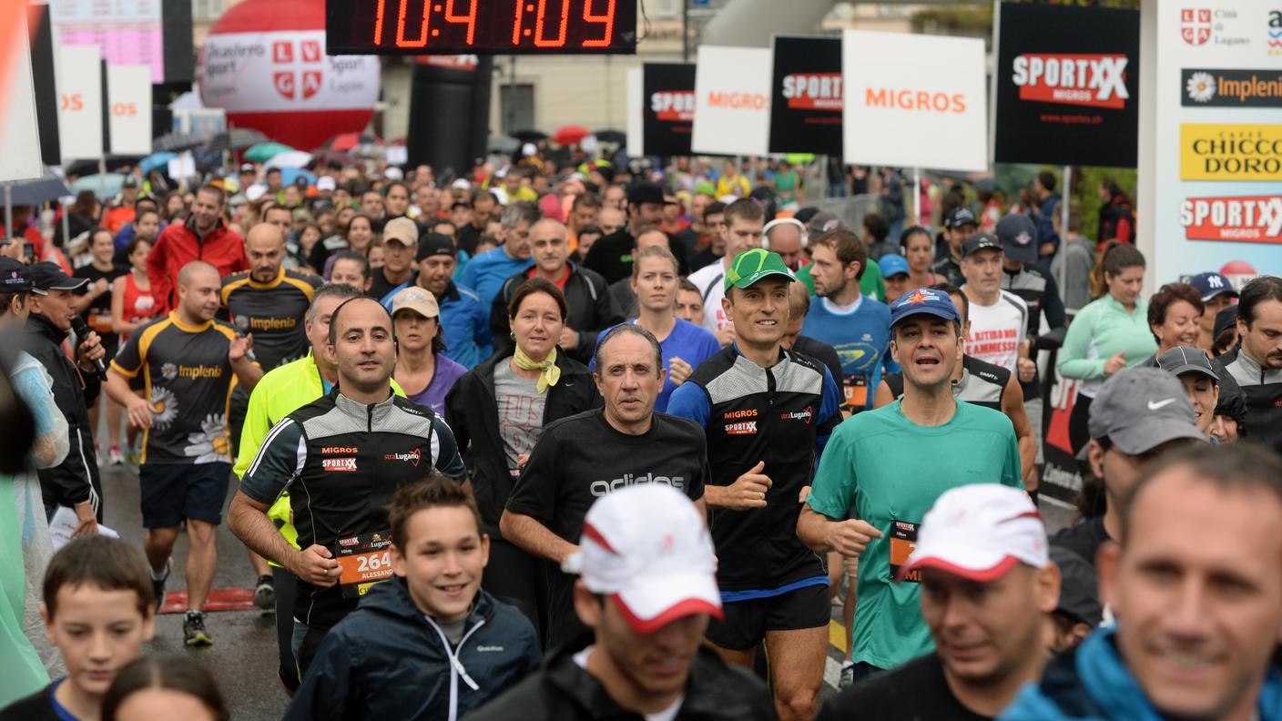 Il via della 10 km