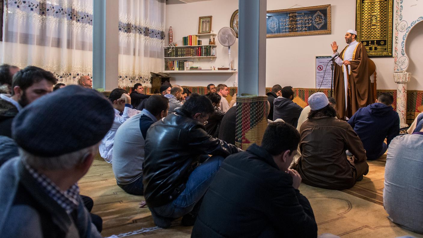 La moschea in una fotografia del 2015