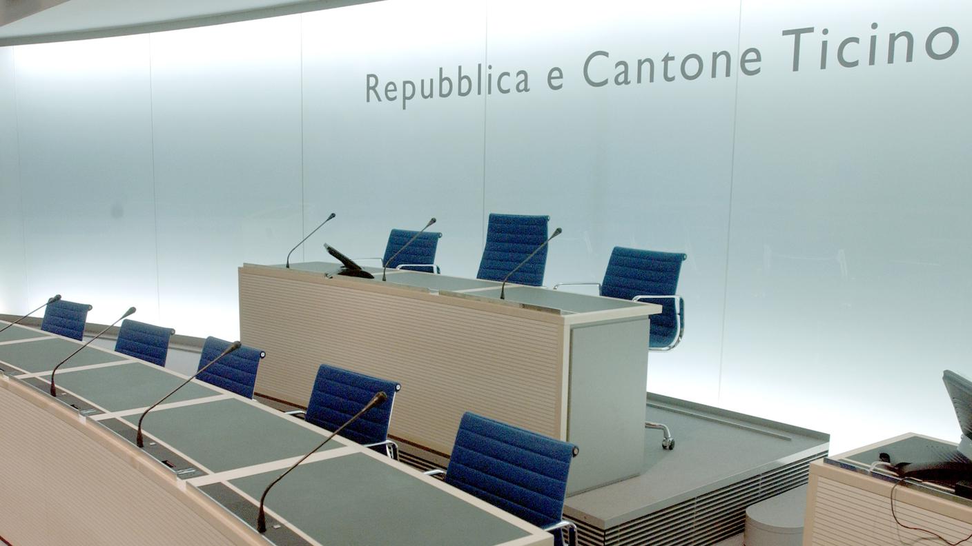 La sala del Gran Consiglio ticinese
