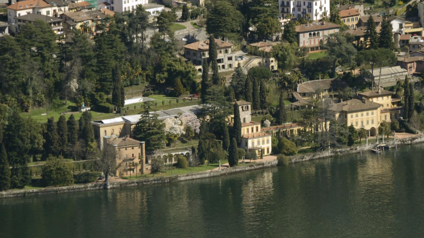 Una vista dall'alto dell'area