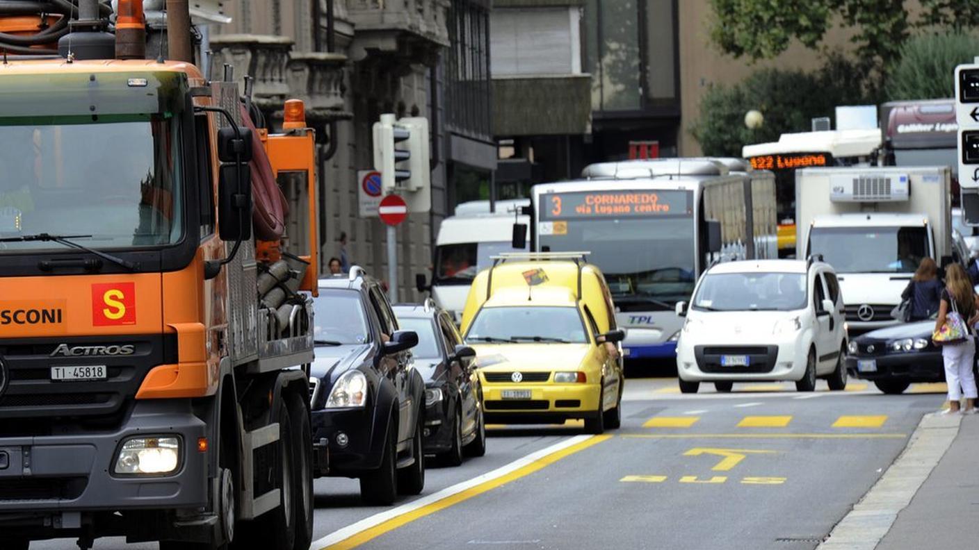 Traffico a Lugano