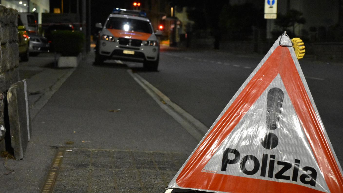 Intervento della Polizia cantonale a Bellinzona