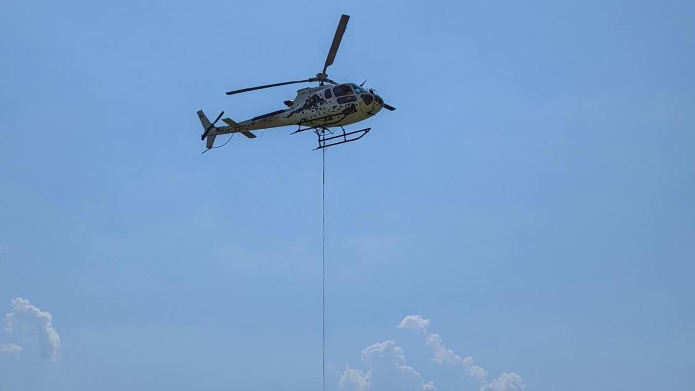 Incendio sulla Cima di Sassello